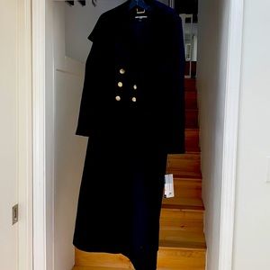 Full Length Wool Coat - Karl Lagerfeld